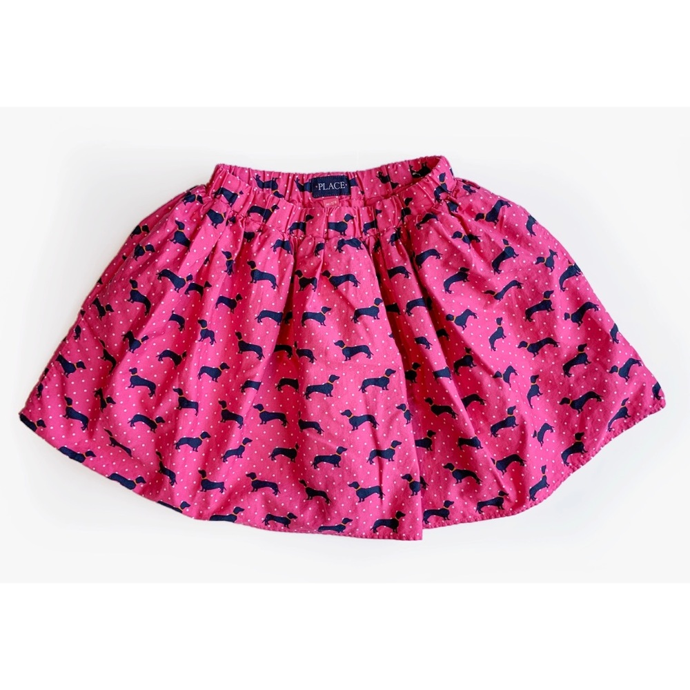 Children’s Place Pink Dachshund Skirt